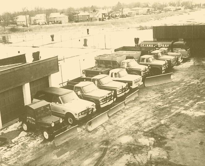 Old Snow Removal fleet from 1962